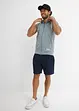 Sweat bermudashorts i vasket look, bonprix