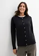 Cardigan med rund hals, bonprix