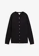 Cardigan med rund hals, bonprix