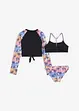 Bikini og badetopp (3-delt sett), bonprix