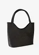 Shoppingveske i strå-look, bonprix