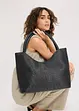 Shoppingveske i strå-look, bonprix