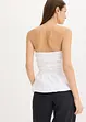 Bandeau-bluse med ballongsøm, bonprix