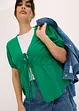 Bluse med sløyfer, bonprix
