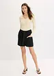Shorts i twill med knytebelte, bonprix