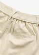Shorts i twill med knytebelte, bonprix