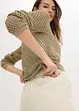 Shorts i twill med knytebelte, bonprix