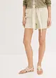 Shorts i twill med knytebelte, bonprix