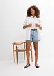 Jeansshorts High Waist, Low Stretch, bonprix
