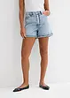Jeansshorts High Waist, Low Stretch, bonprix