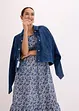 Boho-midikjole med carmen-utringning, av lett bomullsmateriale, bonprix