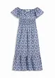 Boho-midikjole med carmen-utringning, av lett bomullsmateriale, bonprix