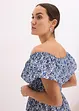Boho-midikjole med carmen-utringning, av lett bomullsmateriale, bonprix