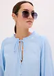 Bluse med metalliske striper, bonprix