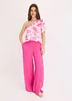 One shoulder-bluse i strukturert viskose, bonprix