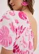 One shoulder-bluse i strukturert viskose, bonprix