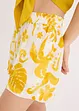 Shorts i strukturert viskose med blomstermønster, bonprix