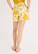 Shorts i strukturert viskose med blomstermønster, bonprix
