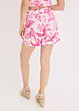 Shorts i strukturert viskose med blomstermønster, bonprix