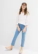 Pull on-bukse i 7/8-lengde Mid Waist, bonprix