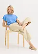 Topp med crochet-blonde, bonprix