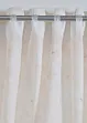Gardin i resirkulert polyester med trykt blomstermønster (1-pack), bonprix