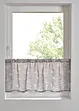 Gardinkappe med blomstertrykk, bonprix