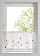 Gardinkappe med resirkulert polyester og broderi, bonprix