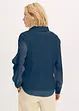 Bluse i strukturert, transparent materiale, bonprix