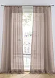 Ensfarget gardin av lett voile (1-pack), bonprix
