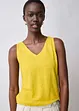 Singlet i lin, bonprix