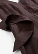Midikjole i 100% lin, bonprix