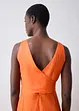 Midikjole i 100% lin, bonprix