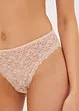 High Leg-maxitruse i resirkulert blondemateriale (3-pack), bonprix