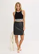Strikket topp i kort modell med twisted nederkant, bonprix