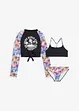 Bikini og badetopp (3-delt sett), bonprix