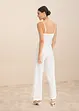 Jumpsuit med blonder og spagettistropper, bonprix