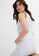 Wide Leg-jeans High Waist, cropped, bonprix