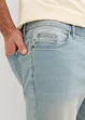 Bermudashorts i denim med stretch og forsterket skritt, Regular Fit, bonprix