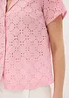 Moderne bluse med hullbroderi, bonprix