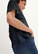 Oversized topp med trykk, bonprix