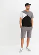 T-skjorte og sweat-bermuda (2 delt sett), bonprix