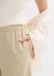 Bermudashorts i lin-/viskosemiks, High Waist, bonprix