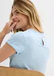 Bomullstopp med blonder, bonprix