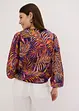 Chiffonbluse med trykt mønster, bonprix