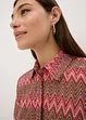 Lang bluse i hekle look, bonprix