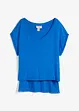 Oversized topp i lett viskosemiks, bonprix