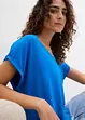 Oversized topp i lett viskosemiks, bonprix