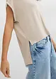 Oversized topp i lett viskosemiks, bonprix