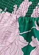 Off shoulder-kjole i 100% bomull med trykt mønster, bonprix